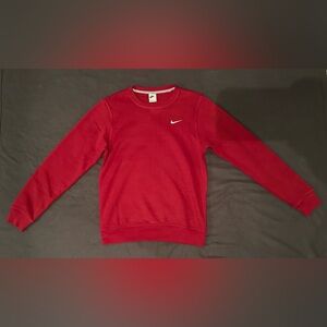 Nike Pullover Sweatshirt Red Men Small
